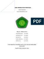 Teknik Pembuatan Makalah Proposal