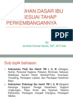 Kebutuhan Dasar Ibu Hamil Sesuai Tahap Perkembangannya