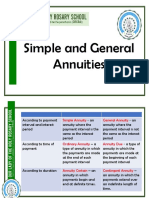 Simple and General Annuities