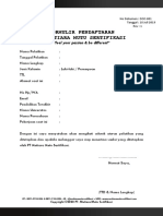 (PT MMS) Form Pendaftaran & Rundown QFIS