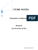 Lecture Notes: Enterprise Architecture