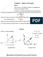 Force Analysis - Basic Concepts