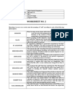 Worksheet No. 2-Lesson 1