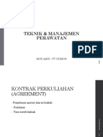 Kontrak Kuliah Teknik Dan Manajemen Perawatan