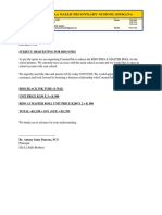 Consumtek (PNG) LTD Boroko, NCD: Subject: Requesting For Riso Inks