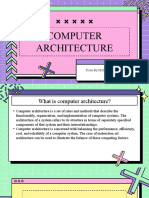 Computer Architecture Types Input Output Storage