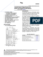 Programmable Gamma-Voltage Generator and V Calibrator With Integrated Two-Bank Memory