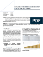Proyección demanda eléctrica PGP 10-30 años