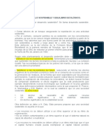 Desarrollo Sostenible y Equilibrio Ecológico