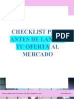 Checklist de Ofertas Irresistibles