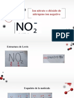 Ion Nitrato o Dióxido de Nitrógeno Ion Negativo