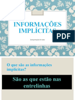 Informações Implícitas