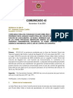 Comunicado Corte Constitucional sobre la tutela instaurada por Álvaro Uribe Vélez