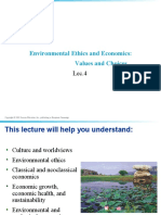 Environmental Ethics and Economics: Values and Choices