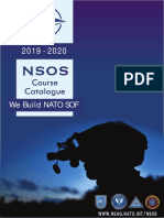 NATO SOF Course Catalogue 2019-2020