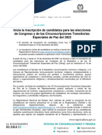 BOLETÍN No. 112 INSCRIPCIÓN CANDIDATURAS CONGRESO Y CITREP 2022