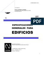 COVENIN 1750-87-ESPECIFICACIONES GENERALES PARA EDIFICIOS