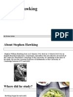 Stephen Hawking: by Petrisor Ștefan