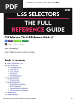 CSS Selectors - The Full Reference Guide - DEV Community