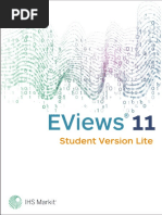 EViews 11 Student Version