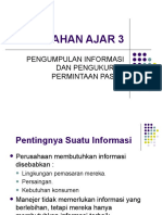 Mengumpulkan Informasi Dan Mengukur Permintaan Pasar