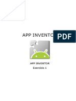 App Inventor. App Inventor Exercício 1