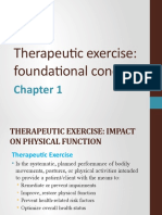 Therapeutic Exercise: Impact on Physical Function