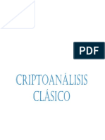 Criptoanalisis Clasico