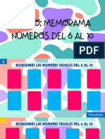 Memorama - Numeros Del 6 Al 10