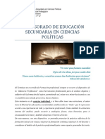 GUÍA PARA LA MEMORIA PROFESIONAL 2021 Ciencias Políticas 