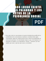 Hago luego existo: la psicología social y el cambio humano