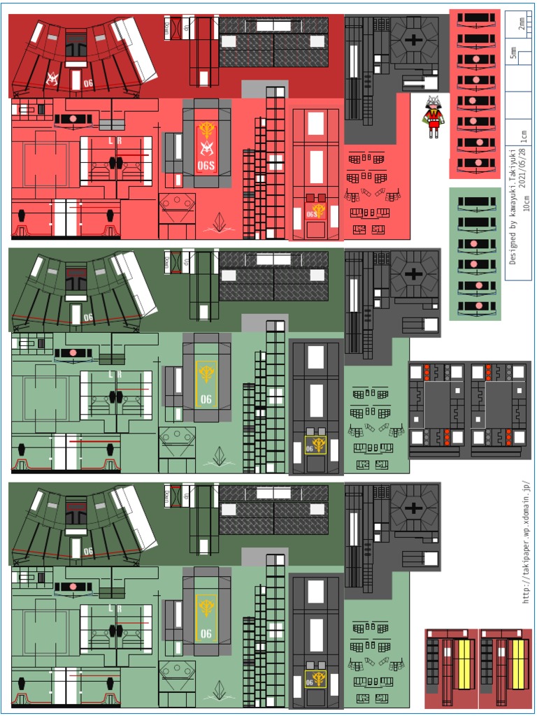 Zaku Papercraft by Takiyuki | PDF