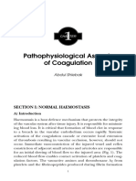 Pathophysiological Aspects of Coagulation: Section I: Normal Haemostasis