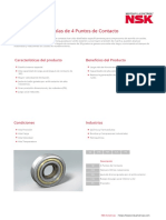 Contact Ball Bearings 4 Points