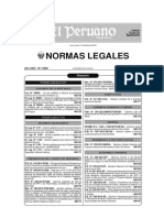 Normas Legales: Sumario