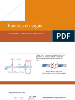 002 Estructuras I - Ejercicio Fuerzas en Vigas