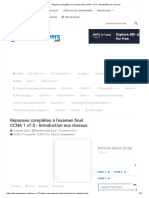 Réponses Complètes À L'examen Final CCNA 1 v7.0 - Introduction Aux Réseaux