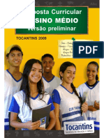 Ensino Médio no Tocantins: Proposta Curricular Preliminar