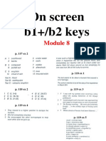 On Screen b1 b2 Keys Module 8