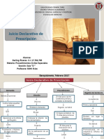 Esquema. Darling Alvarez. Juicio Declarativo de Prescripcion