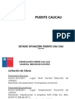 Puente Caucau Puente Caucau: Estado Situación Puente Cau Cau Estado Situación Puente Cau Cau