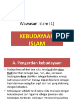 Wawasan Islam (1) Kebudayaan Islam
