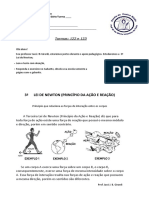 1º Ano AP2 Física 122 e 123