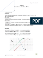 Cours 2019 2de3 Leçon 7 Et 8 Fonctions