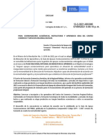 13-2-2021-003380 Circular Convocatoria II Apoyo - Alimentacion 2021 Ccys