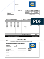 Bill Enquiries Branch Number Customer Number: Statement Month: OCTOBER 2021 Balance As At: 30/9/2021 $435.21