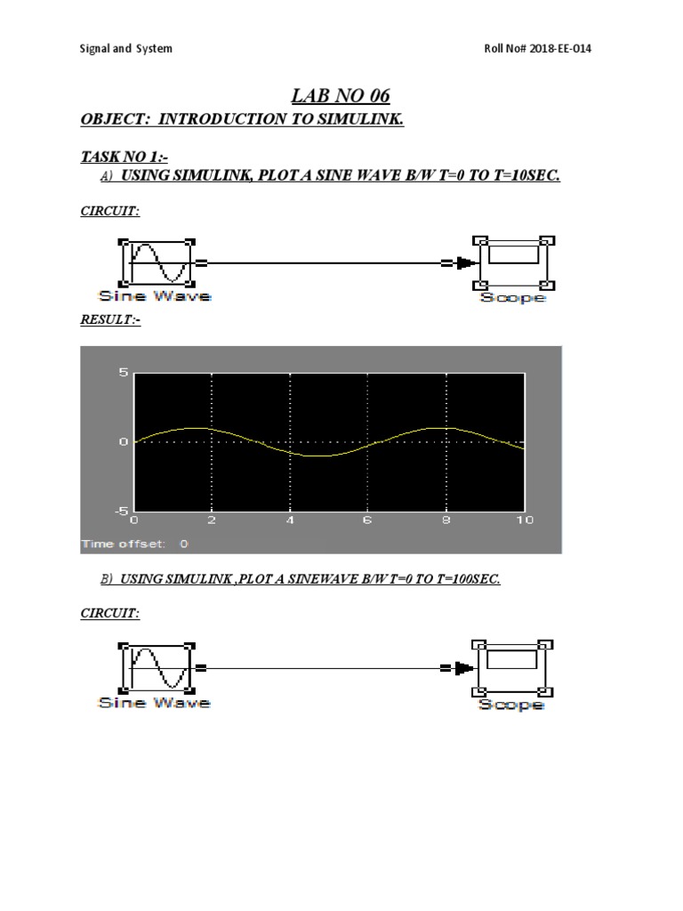 Signal and System Lab 6 | PDF | Teaching Methods & Materials | Computers