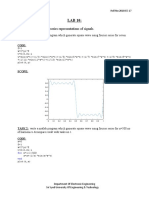 OBJECTIVE: Fourier Series Representations of Signals.: Task 1