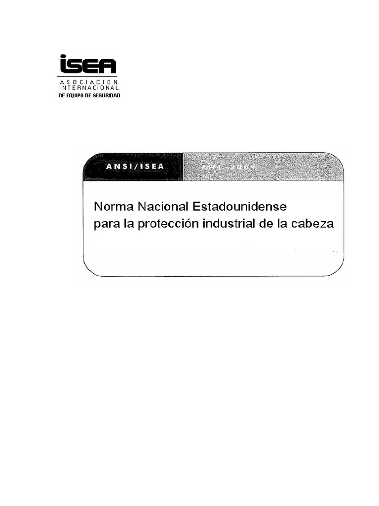 Ansi isea z89 1 2009 pdf casco aceler metro