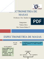 ESPECTROMETRÍA DE MASAS Presentacion